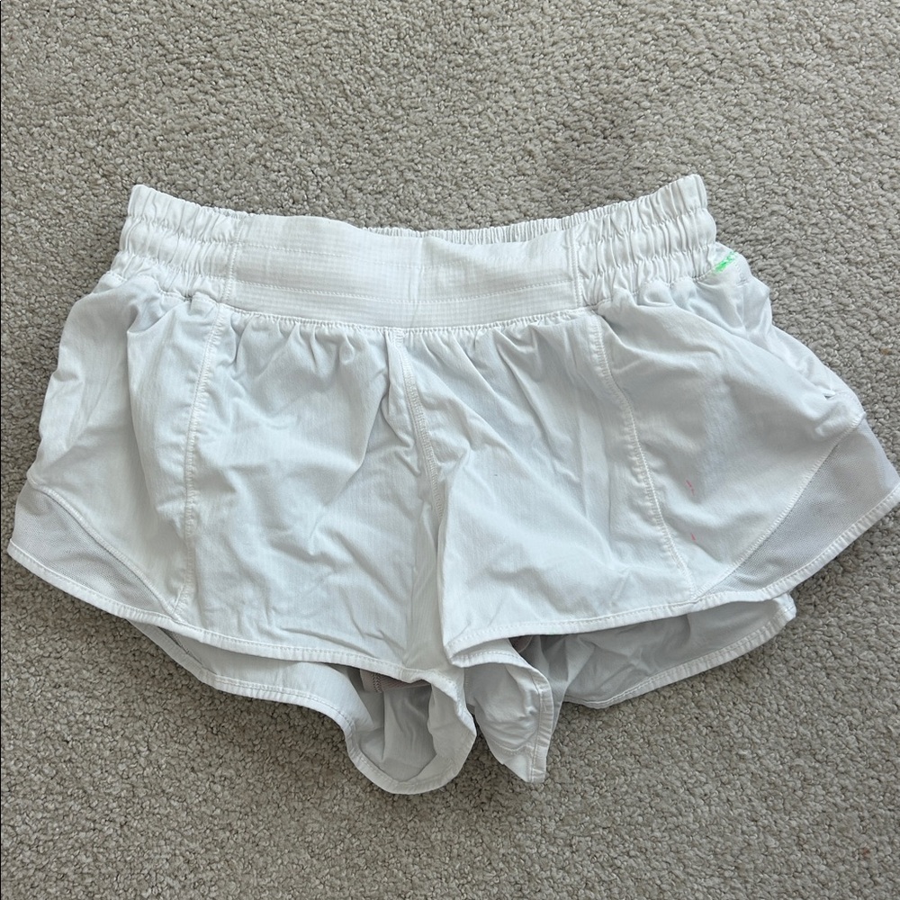 lululemon athletica White Athletic Shorts